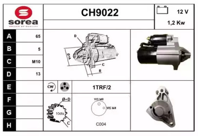 Стартер SNRA CH9022