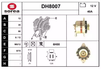  SNRA DH8007