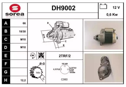 Стартер SNRA DH9002