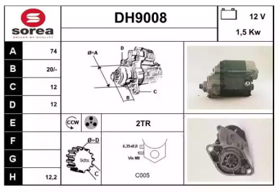 Стартер SNRA DH9008