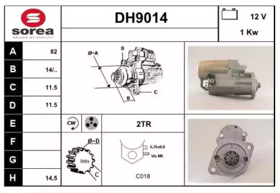 Стартер SNRA DH9014