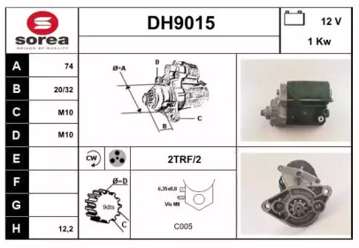 Стартер SNRA DH9015