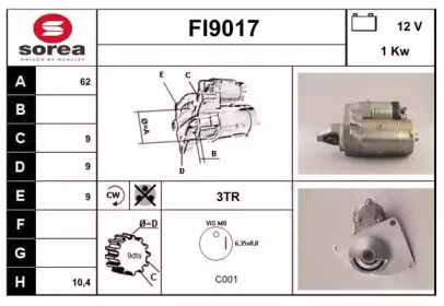 Стартер SNRA FI9017