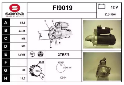 Стартер SNRA FI9019