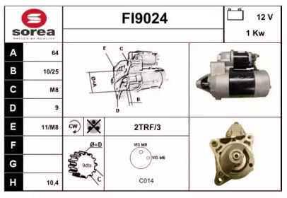 Стартер SNRA FI9024