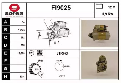 Стартер SNRA FI9025