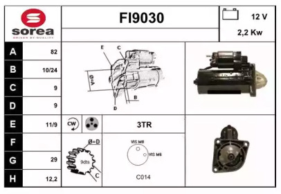 Стартер SNRA FI9030