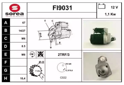 Стартер SNRA FI9031