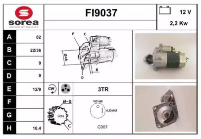 Стартер SNRA FI9037