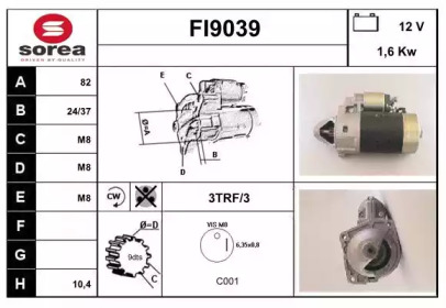 Стартер SNRA FI9039