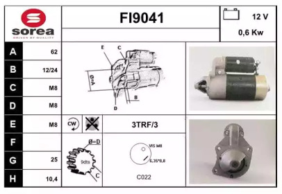 Стартер SNRA FI9041