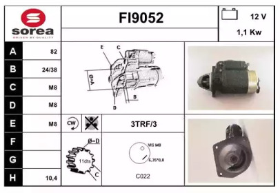 Стартер SNRA FI9052