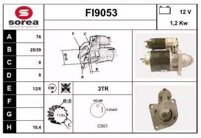 Стартер SNRA FI9053