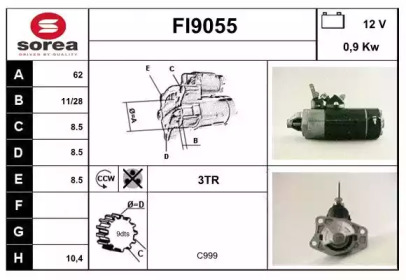 Стартер SNRA FI9055