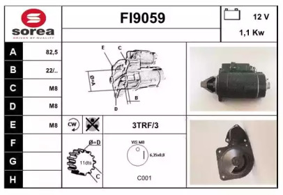 Стартер SNRA FI9059