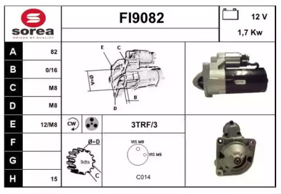 Стартер SNRA FI9082