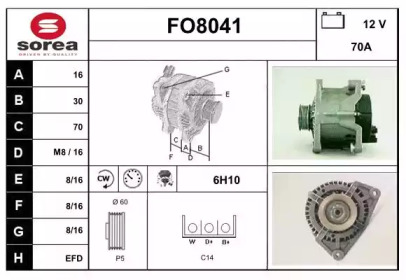  SNRA FO8041