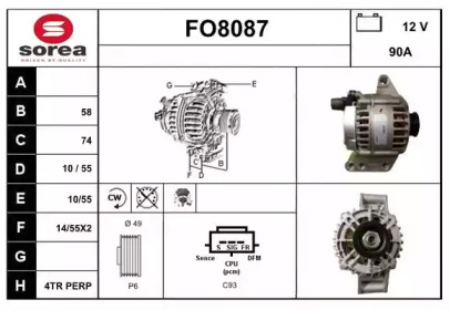 Генератор SNRA FO8087