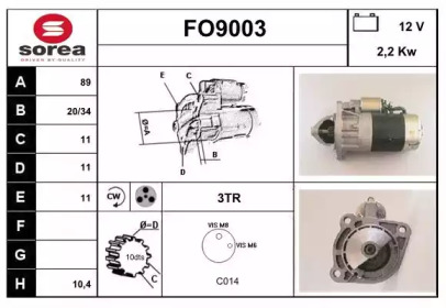 Стартер SNRA FO9003