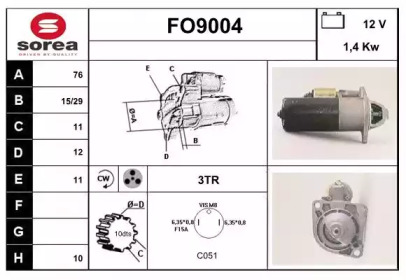 Стартер SNRA FO9004