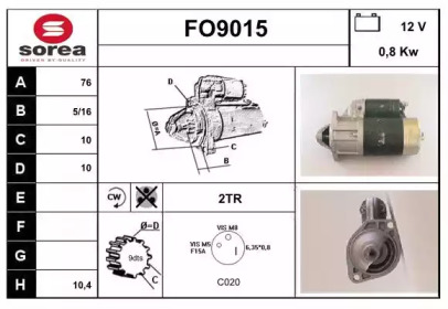 Стартер SNRA FO9015