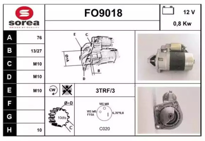 Стартер SNRA FO9018