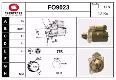 Стартер SNRA FO9023