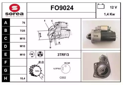 Стартер SNRA FO9024