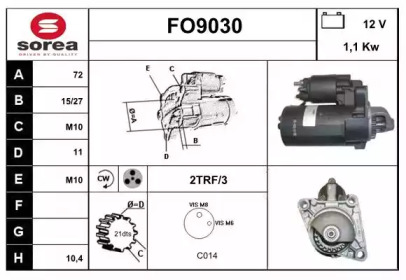 Стартер SNRA FO9030