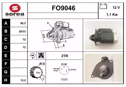 Стартер SNRA FO9046