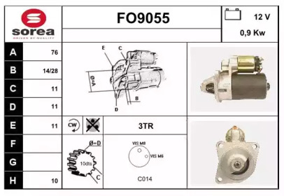 Стартер SNRA FO9055