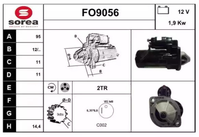 Стартер SNRA FO9056