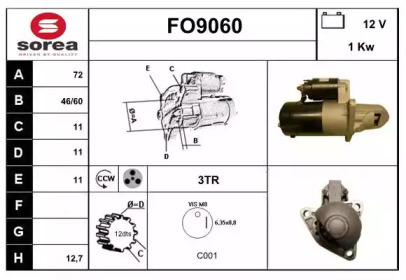 Стартер SNRA FO9060