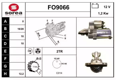 Стартер SNRA FO9066