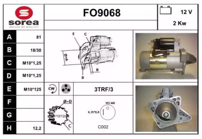 Стартер SNRA FO9068