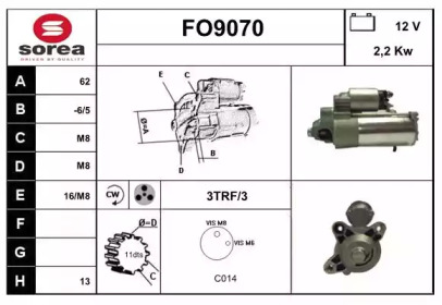 Стартер SNRA FO9070