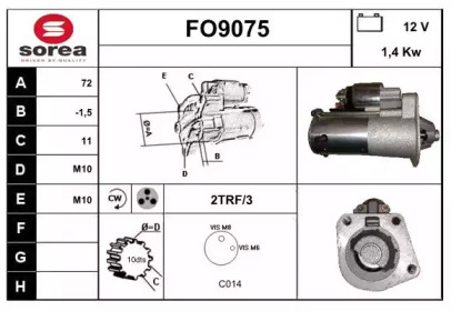 Стартер SNRA FO9075