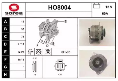 Генератор SNRA HO8004