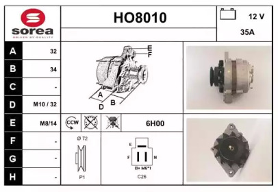  SNRA HO8010