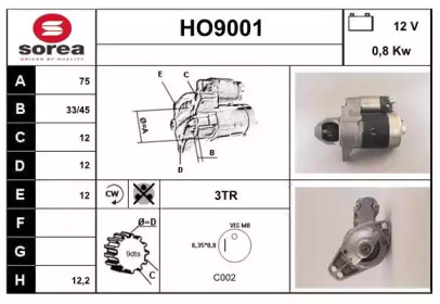 Стартер SNRA HO9001