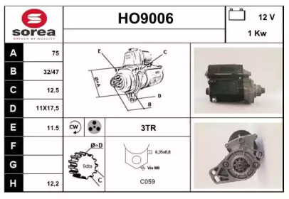 Стартер SNRA HO9006