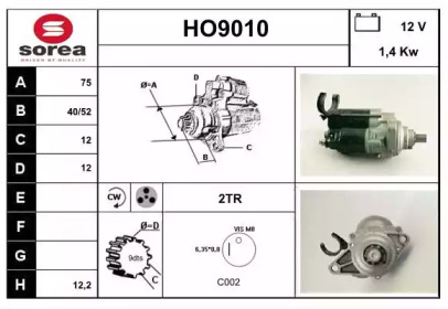 Стартер SNRA HO9010