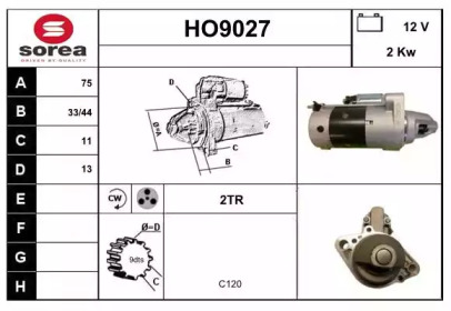 Стартер SNRA HO9027