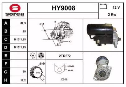 Стартер SNRA HY9008