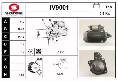 Стартер SNRA IV9001