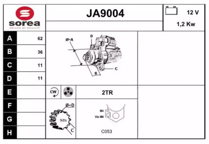 Стартер SNRA JA9004