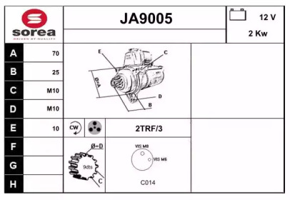 Стартер SNRA JA9005