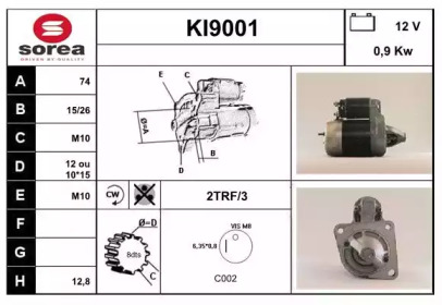 Стартер SNRA KI9001