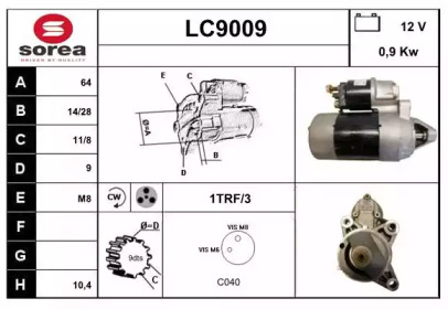 Стартер SNRA LC9009