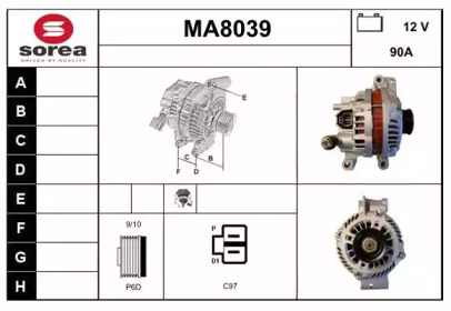  SNRA MA8039